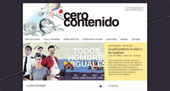 Desktop Screenshot of cerocontenido.com